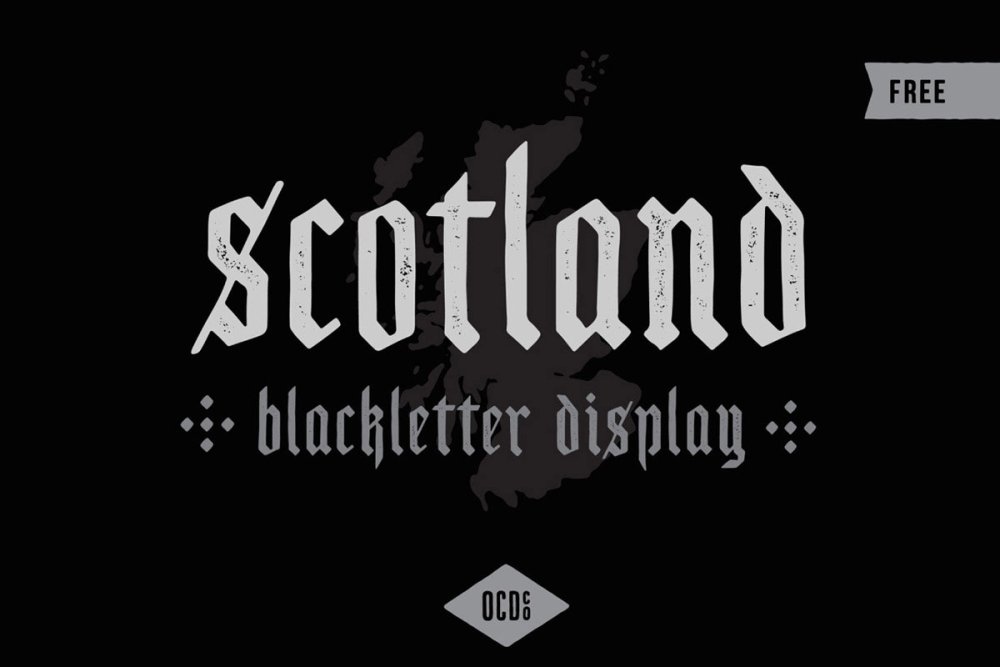 Best free calligraphy fonts of 2019: Scotland