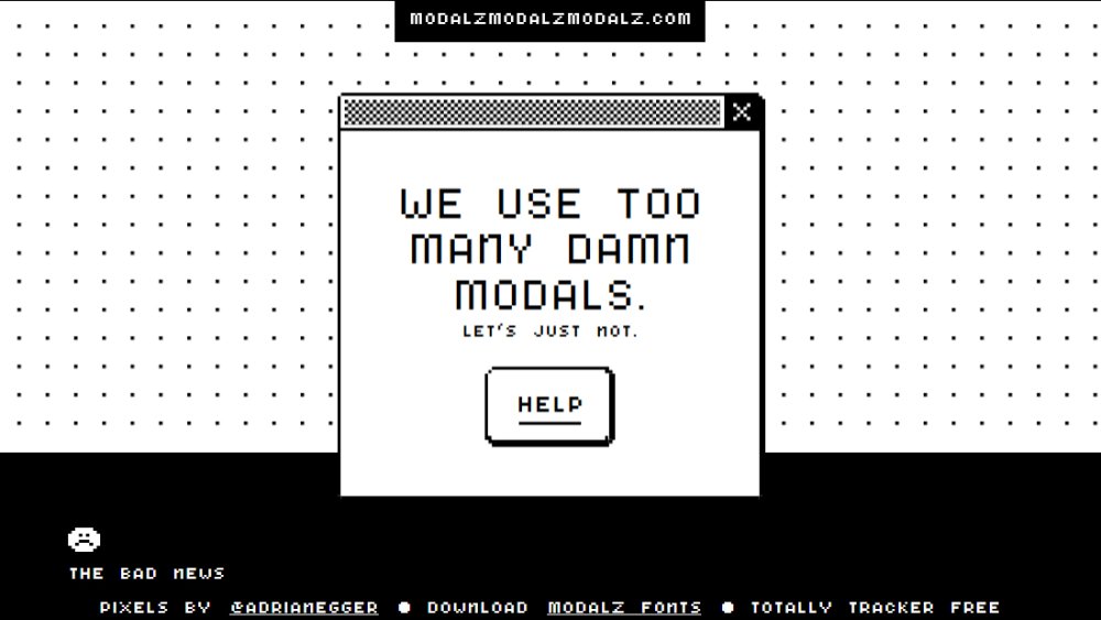 modals website