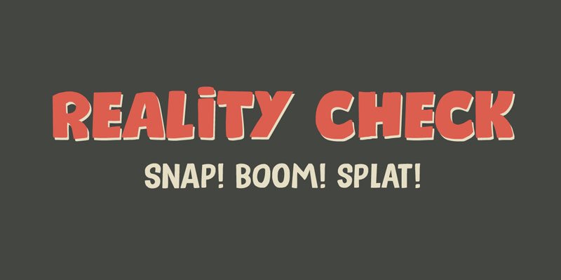 12 best new free comic fonts of 2019: Reality Check