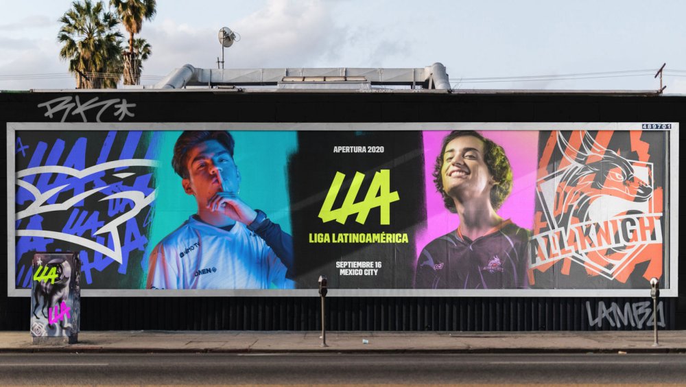 LLA Liga Latinamerica identity by DesignStudio
