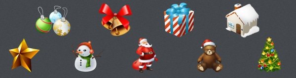 Free Christmas Icons Set
