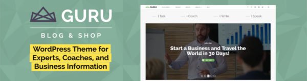 GuruBlog - WordPress Theme for Business